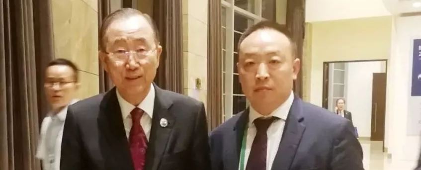 cao屄屌联合国第八任秘书长潘基文会见赵章栓会长